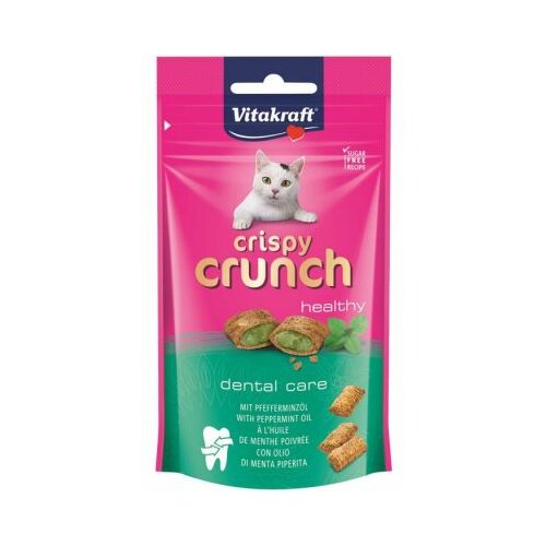 Vitacraft crispy crunch poslastica za mačke - dental 60g Cene