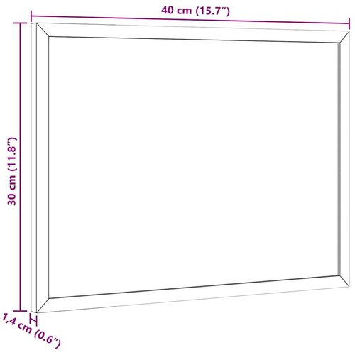 VidaXL Magnetna bijela ploča s okvirom od punog borovine 40x30 cm Slike
