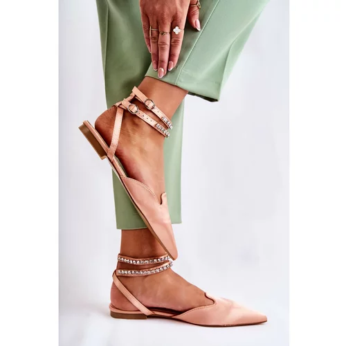 Kesi Women's Sandals With Spitz Toe Pink Amisha