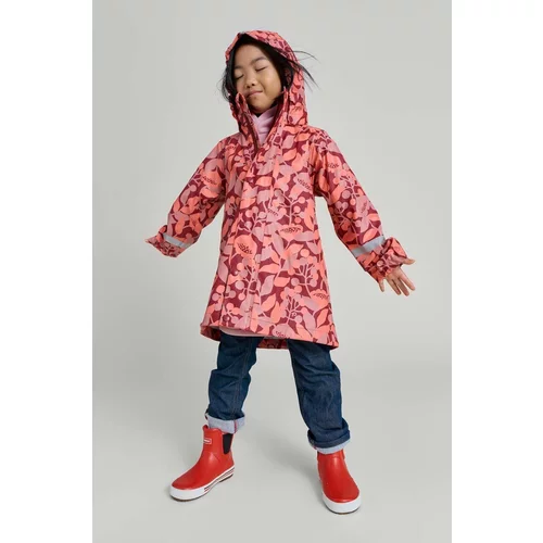 Reima Otroška vodoodporna jakna Vatten rdeča barva