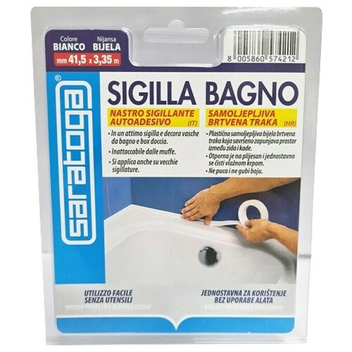 Traka za brtvljenje kade (335 x 41,5 cm, Prikladno za: Akrilne tu&amp;scaron; kade) Slike