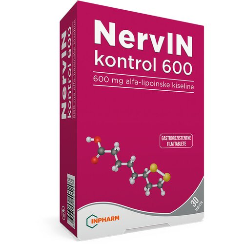 Inpharm nervin kontrol 600 30 tableta Cene