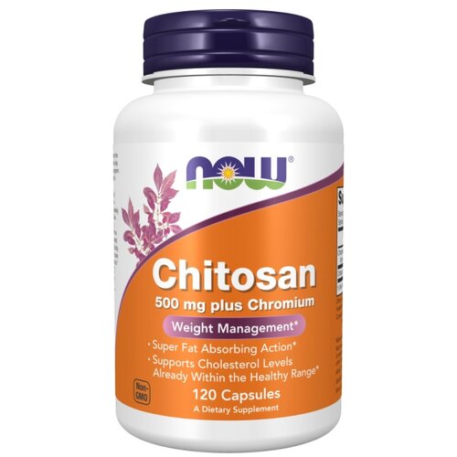 Now Foods Chitosan s kromom NOW (120 kapsul) Slike
