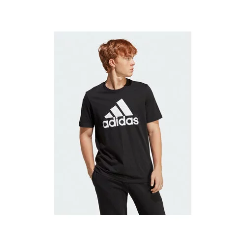 Adidas Majica Essentials Single Jersey Big Logo T-Shirt IC9347 Črna Regular Fit