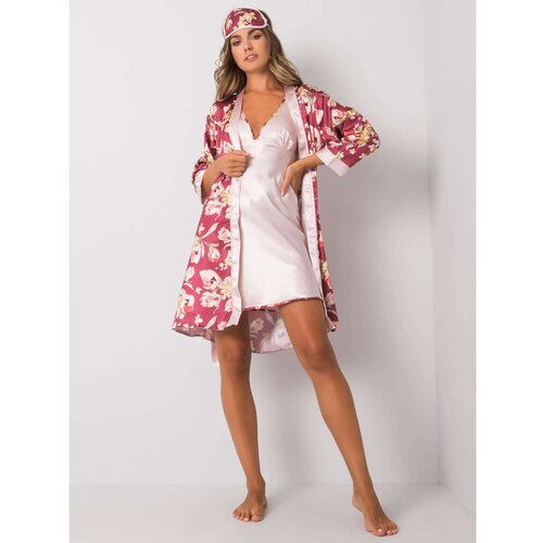 Fashion Hunters Maroon women&amp;#039;s night set Slike