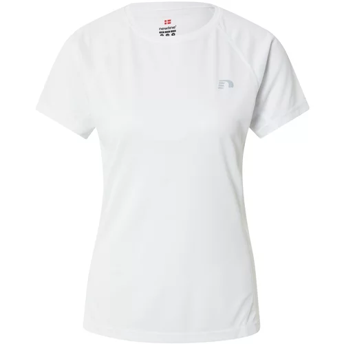 Newline Funkcionalna majica siva / naravno bela