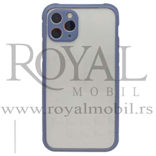 futrola pvc sa okvirom za iphone 12 pro (6.1) ljubicasta Slike