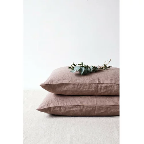 Linen Tales ljubičasta lanena jastučnica, 70 x 90 cm