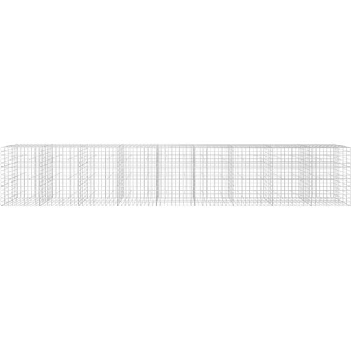  Gabion s žicom debljine 5 mm i mrežom 10x10 cm 900x50x150 cm Slike