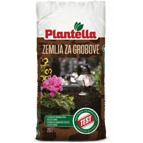 Plantella substrat za okr. rastline zemlja za grobove specialna 20 l