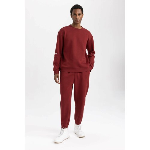 Defacto Standard Fit Thick Sweatshirt Fabric Rib Hem Jogger Slike