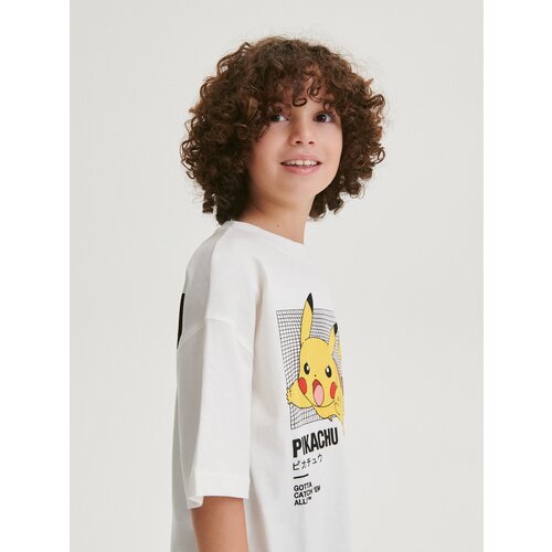 Reserved - Majica kratkih rukava Pokémon - krem Cijene
