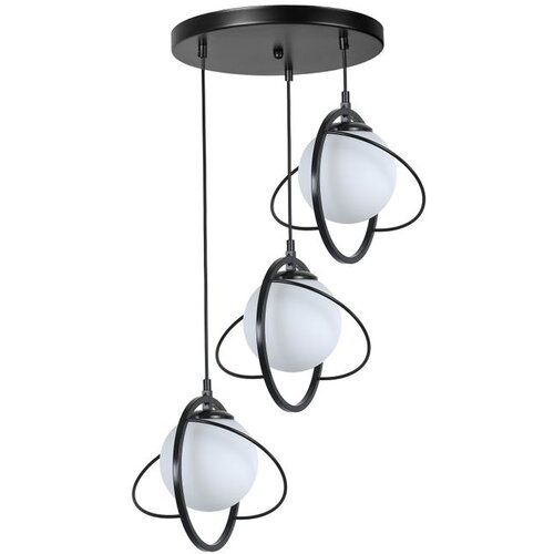 Opviq nepal 3 Lü tepsili siyah beyaz Camlı Sarkıt blackwhite chandelier Cene