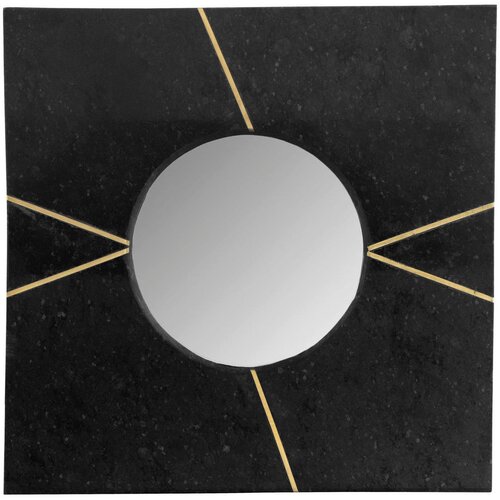 Kayoom STENSKO OGLEDALO, 41/41/2 cm steklo, kamen, leseni material Slike
