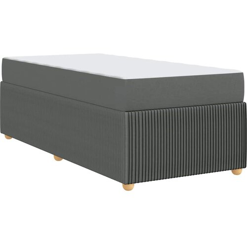  Krevetna konstrukcija Tamno siva 100 x 200 cm tkanina Slike