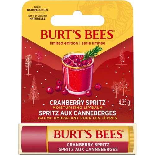 Burt&amp;#039;s Bees Festive Lip Balm - Cranberry Spritz Slike
