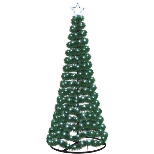  LED božićno drvce od folije s postoljem EKENAS 180 cm Slike