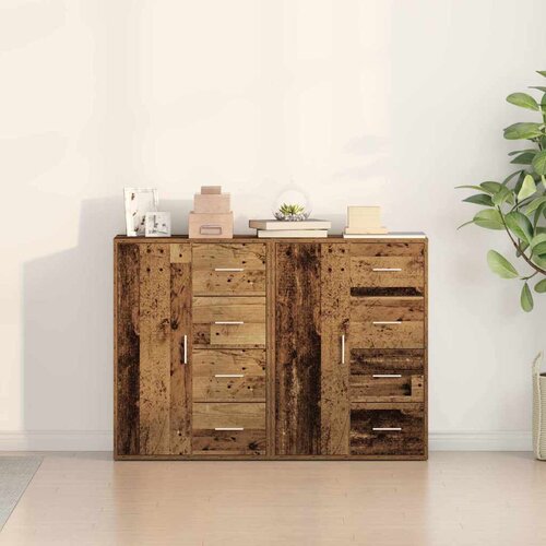  Kreveta 2 pcs Staro drvo 60 x 31 x 84 cm Konstruirano drvo Slike