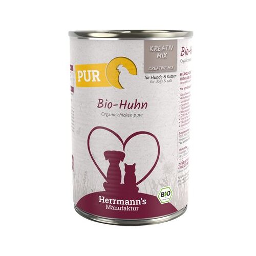  Ekonomično pakiranje Herrmann's Bio čisto meso 24 x 400 g - Bio piletina Cijene