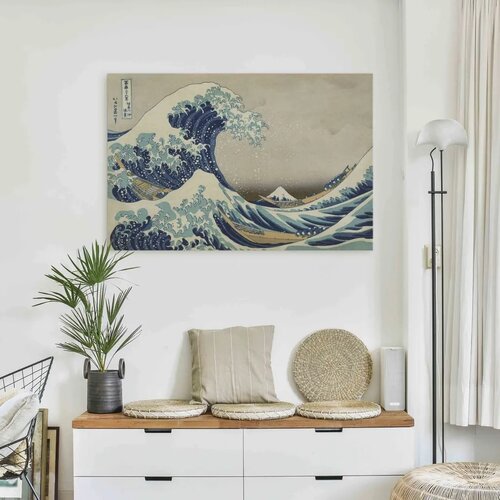  Slika - Hokusai Katsushika &amp;ndash; The Great Wave off Kanagawa 30x20 Na talijanskom platnu Slike