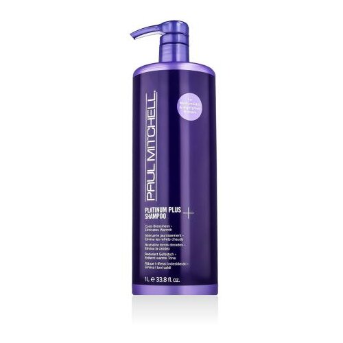 Paul Mitchell Platinum Plus Shampoo 1000 ml &amp;scaron;ampon svetli lasje pobeljeni lasje za ženske Slike