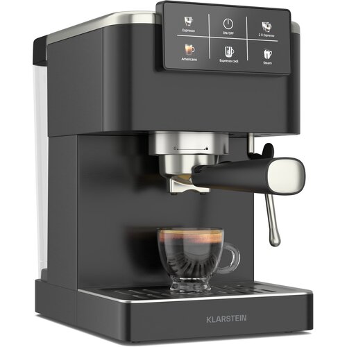 Klarstein SteelPresso Touch aparat za kavu s portafilterom, Zaslon osjetljiv na dodir, 20 bar, Nehrđajući čelik Cijene