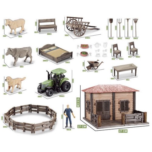  Set figuric s traktorjem - FARM Cene