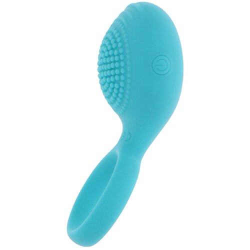 Toy Joy Tickle Brush C-Ring Blue Slike