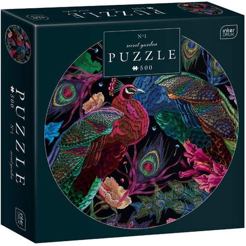  Puzzle 500 kom okrugle Secret Garden 1 Interdruk Cene
