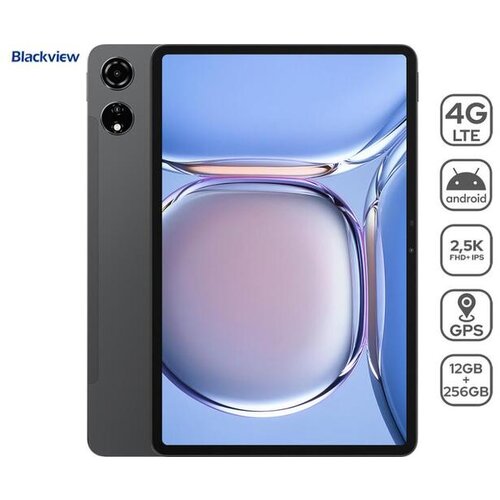 Blackview tablični računalnik Mega 3, 12GB+256GB, 12.1&amp;quot; IPS 2.5K, siva, 4G LTE Slike