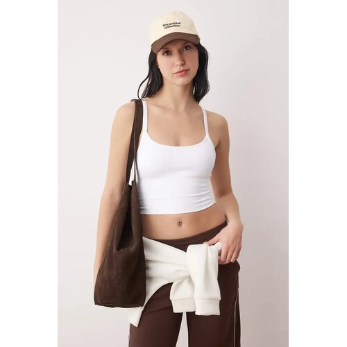 TRENDYOLMILLA Ženski top Thmaw26Ss00017, Beli Slike