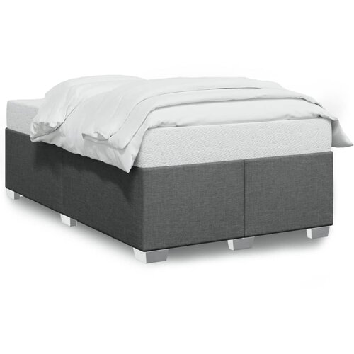 vidaXL Posteljni okvir temno siv 120x190 cm tkanina Cene