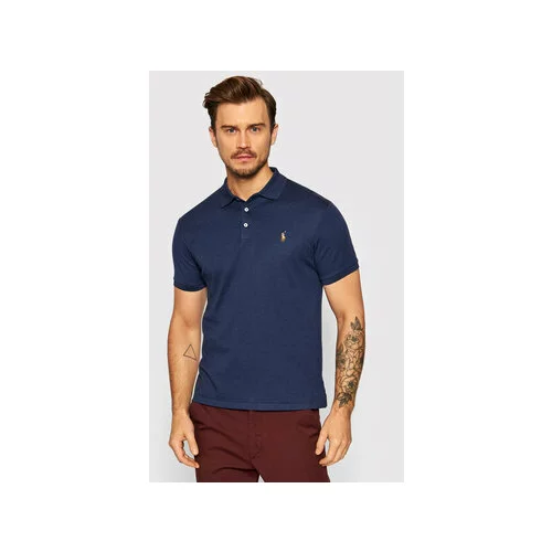 Polo Ralph Lauren Polo majica 710652578 Mornarsko modra Slim Fit