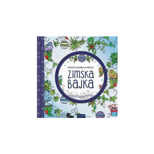 Zimska bajka - antistres bojanka za odrasle Slike