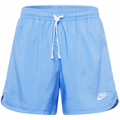 Nike Sportswear Hlače 'Essentials' dimno modra / bela
