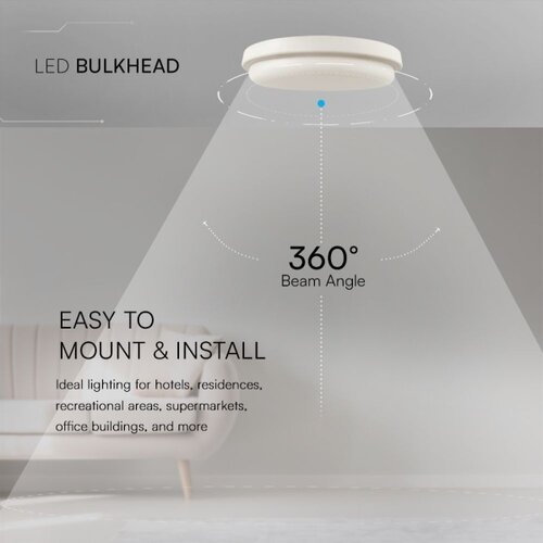  LED stropna svetiljka za kupatilo LED/24W/230V 3000K IP54 prečnik 24 cm Slike