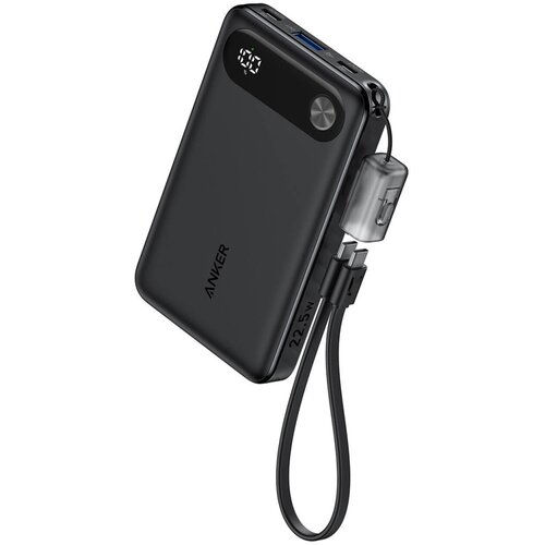Anker Powerbank 10000 mAh, 22.5W sa kablom, crni Cijene