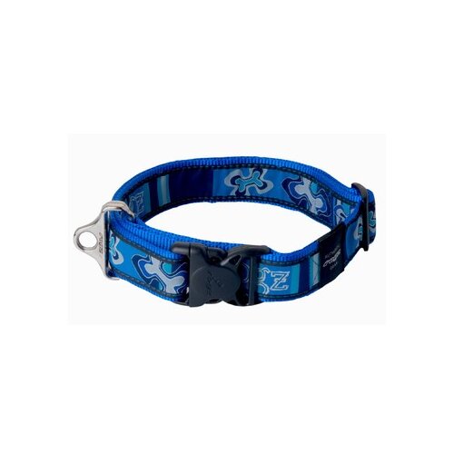 Rogz special agent bone klasična ogrlica za pse, 40mm, xxl, plava Cene