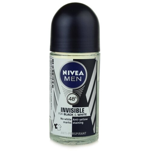 Nivea MEN Invisible Black & White antiperspirant roll-on za moške 50 ml Cene