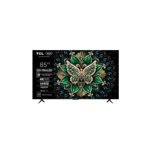 Tcl QLED-Mini LED TV 85" 85C6K, 4K UHD, 144Hz, Google TV Cene