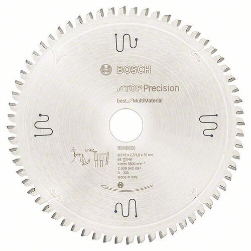 Bosch List kružne testere Top Precision Best for Multi Material 216mm Z64 Cene