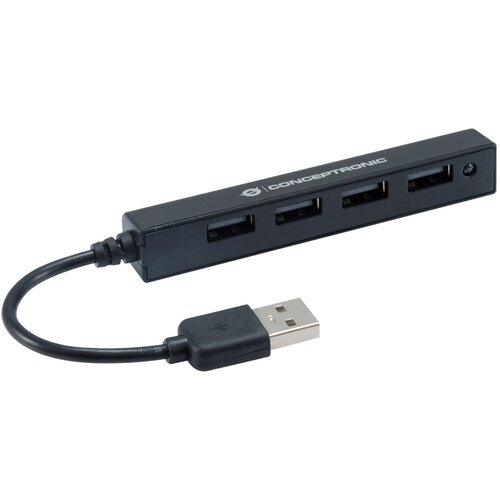 Conceptronic HUBBIES05B 4-Port-USB 2.0-Hub Slike