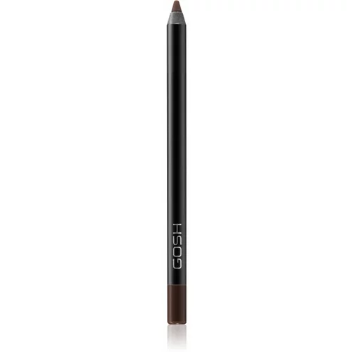 Gosh Velvet Touch dolgoobstojni svinčnik za oči odtenek Truly Brown 1.2 g