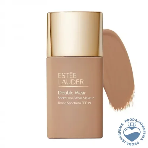  ESTĒE LAUDER Double Wear Sheer Long-Wear Makeup (3C2 Pebble) 30ml