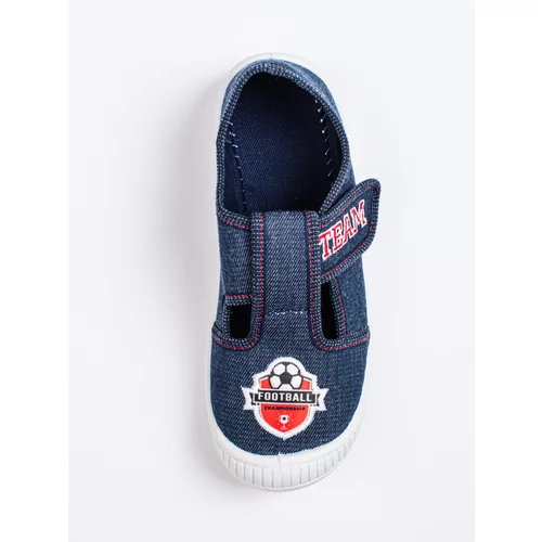 SHELOVET Slippers for boys with velcro with ball 3F