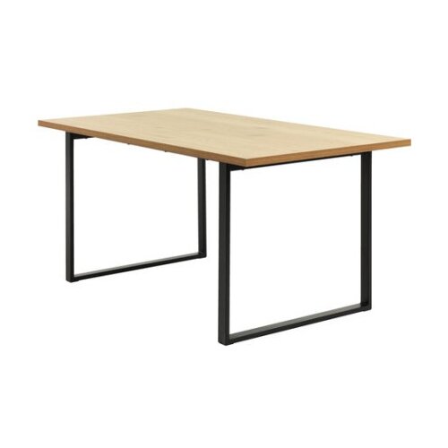  Trpezarijski sto Aabenraa 90x160 hrast/crna ( 3670324 ) Cene