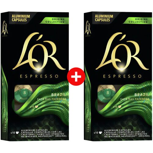 Lor L'OR Kapsule za kafu Brasil 8 1+1 Cene