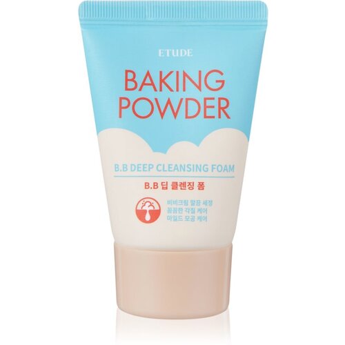 ETUDE Baking Powder globinsko čistilna kremasta pena s piling učinkom 30 g Slike