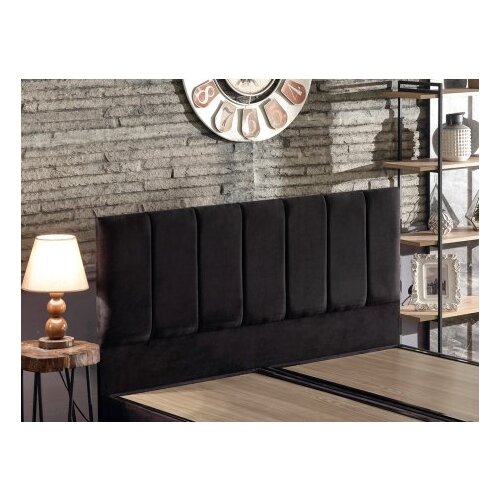 Hanah home bračni krevet ela double black (140 x 190) Slike