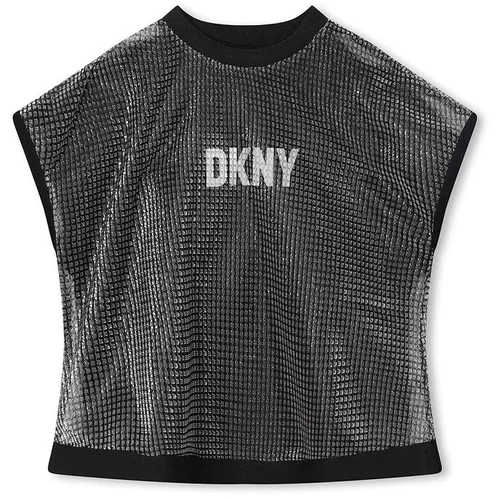 Dkny Dječja majica kratkih rukava boja: siva